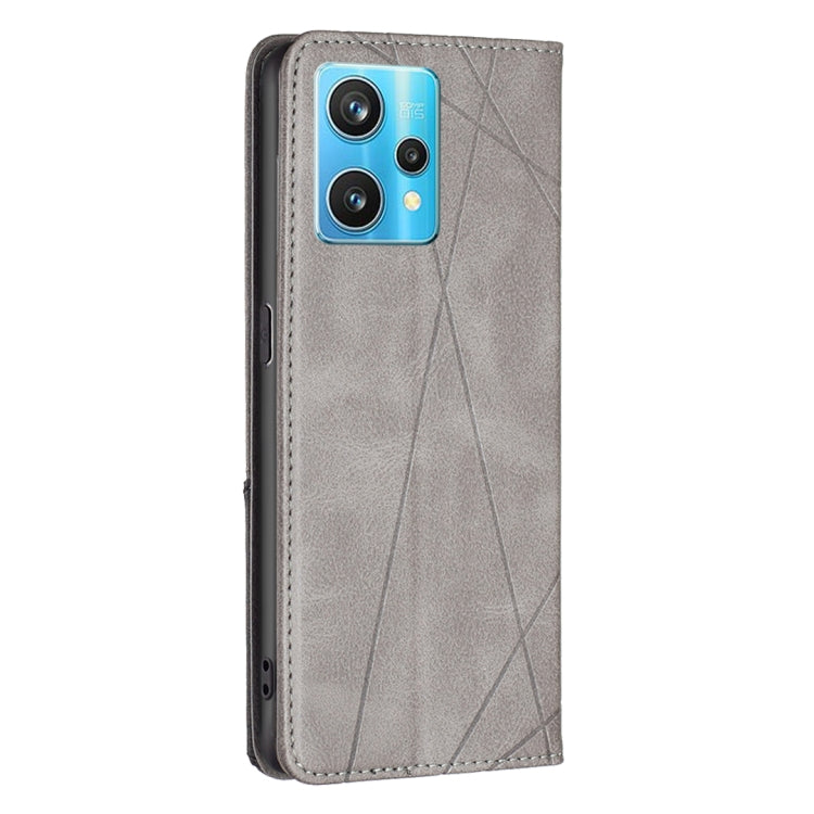 For OPPO Realme 9 Pro+ Prismatic Invisible Magnetic Leather Phone Case