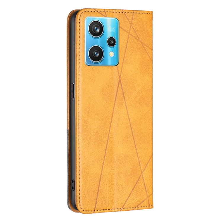 For OPPO Realme 9 Pro+ Prismatic Invisible Magnetic Leather Phone Case
