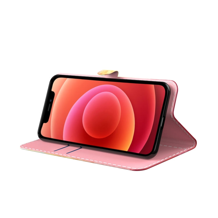 For OPPO Realme 9i / A36 / A76 Watercolor Pattern Horizontal Flip Leather Phone Case