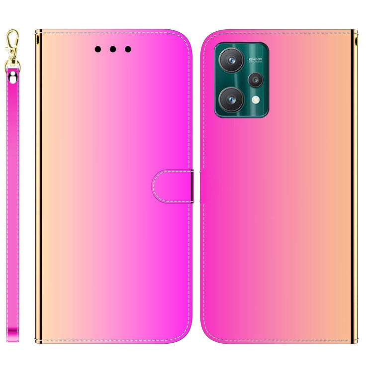 For Realme 9 Pro Imitated Mirror Surface Horizontal Flip Leather Phone Case