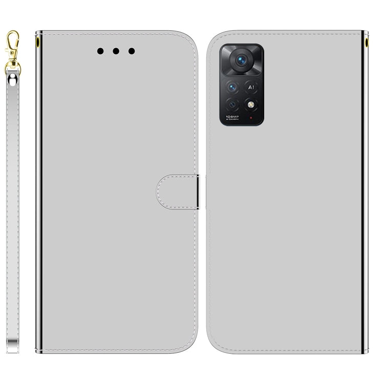 For Redmi Note 11 Pro 4G / 5G Imitated Mirror Surface Horizontal Flip Leather Phone Case