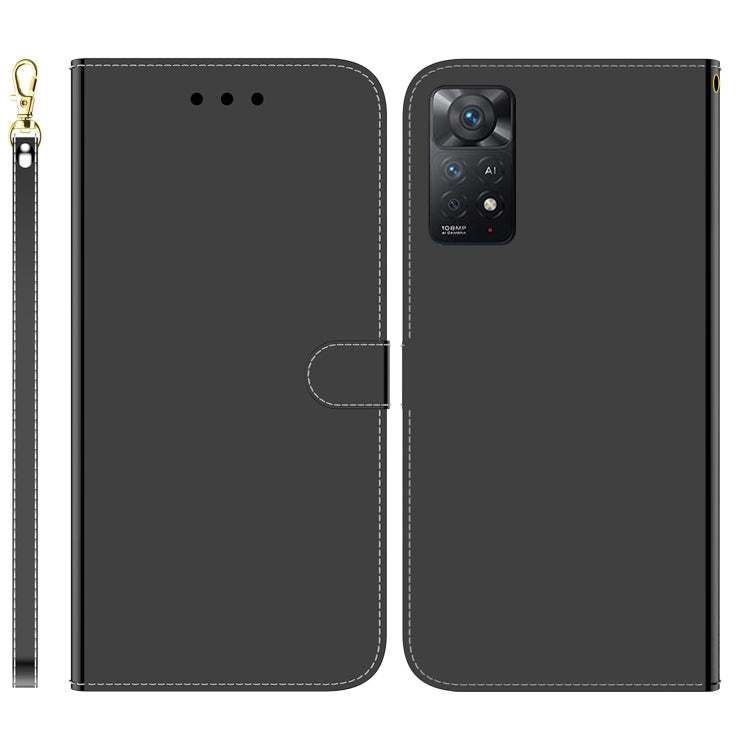For Redmi Note 11 Pro 4G / 5G Imitated Mirror Surface Horizontal Flip Leather Phone Case