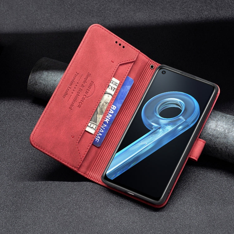 For OPPO A36 4G / A96 4G / A76 4G / K10 4G / Realme 9i Magnetic Clasp RFID Blocking Anti-Theft Leather Case