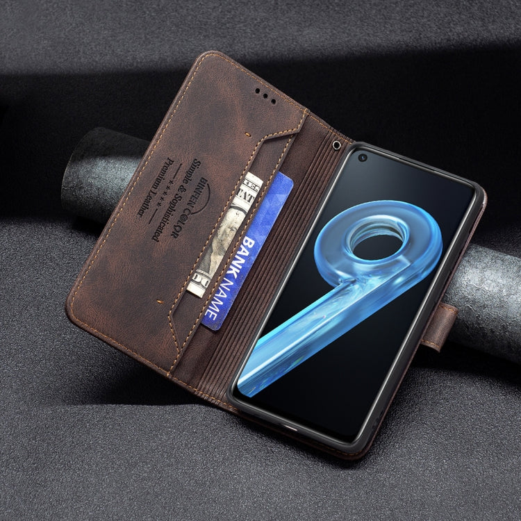For OPPO A36 4G / A96 4G / A76 4G / K10 4G / Realme 9i Magnetic Clasp RFID Blocking Anti-Theft Leather Case