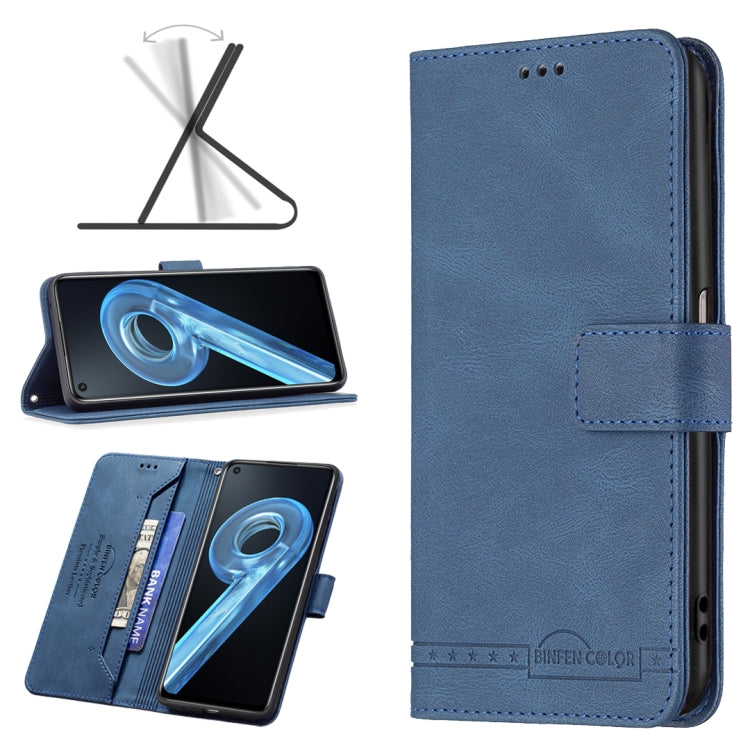 For OPPO A36 4G / A96 4G / A76 4G / K10 4G / Realme 9i Magnetic Clasp RFID Blocking Anti-Theft Leather Case