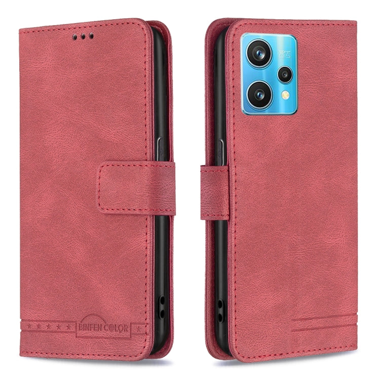 For OPPO Realme 9 Pro+ Magnetic Clasp RFID Blocking Anti-Theft Leather Case