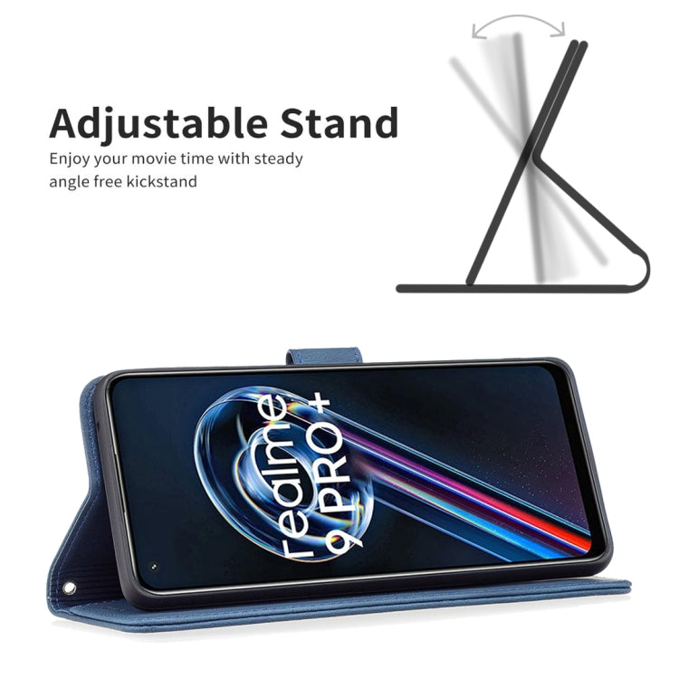 For OPPO Realme 9 Pro+ Magnetic Clasp RFID Blocking Anti-Theft Leather Case