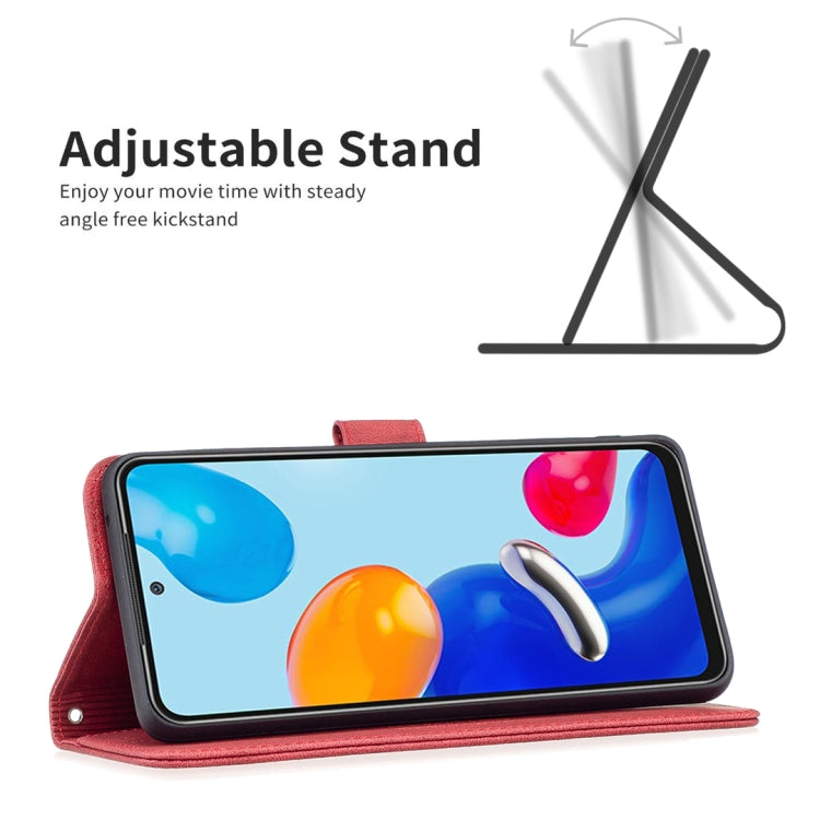 For Xiaomi Redmi Note 11 Magnetic Clasp RFID Blocking Anti-Theft Leather Case