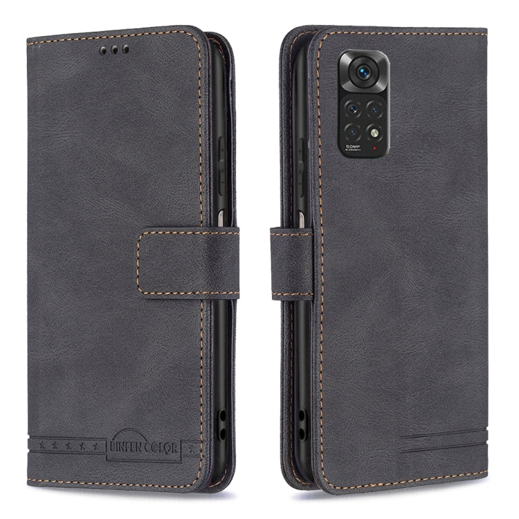 For Xiaomi Redmi Note 11 Magnetic Clasp RFID Blocking Anti-Theft Leather Case