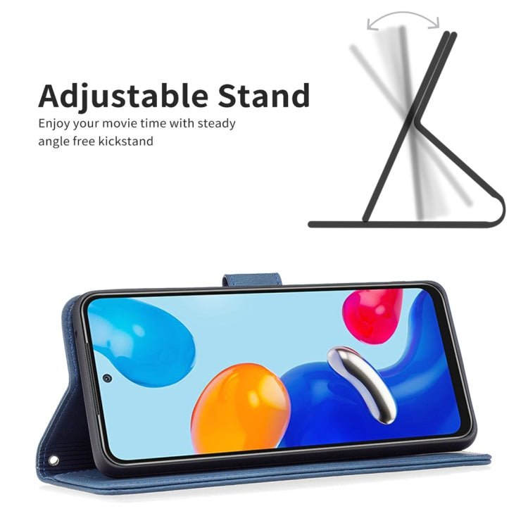 For Xiaomi Redmi Note 11 Magnetic Clasp RFID Blocking Anti-Theft Leather Case