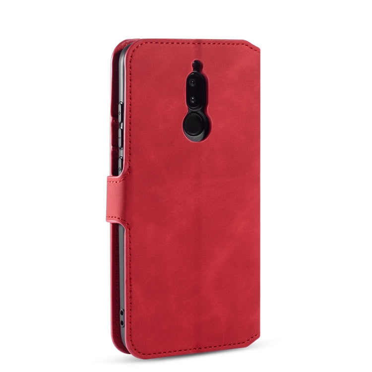 For Xiaomi Redmi 8 DG.MING Retro Oil Side Horizontal Flip Case with Holder & Card Slots & Wallet