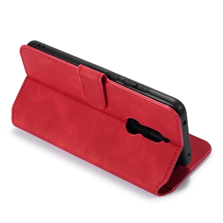 For Xiaomi Redmi 8 DG.MING Retro Oil Side Horizontal Flip Case with Holder & Card Slots & Wallet