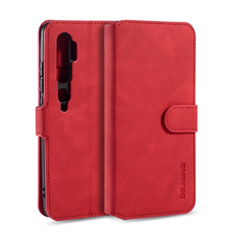 For Xiaomi Mi CC9 Pro DG.MING Retro Oil Side Horizontal Flip Case with Holder & Card Slots & Wallet