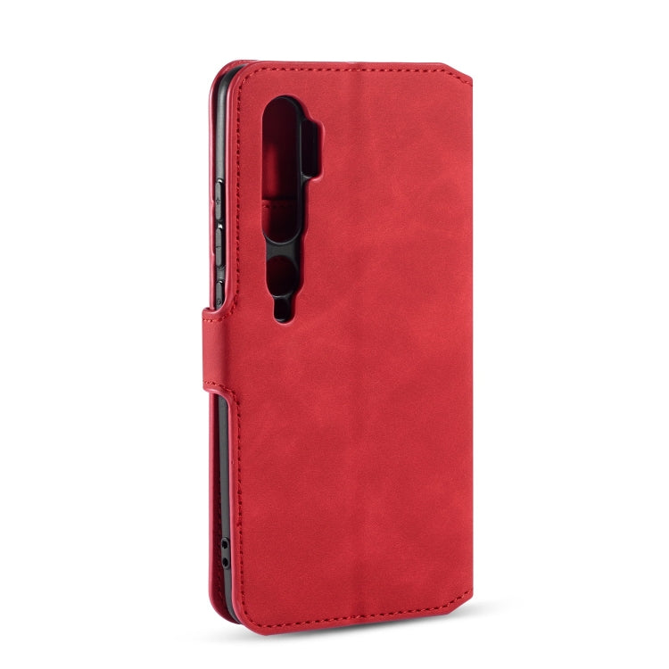 For Xiaomi Mi CC9 Pro DG.MING Retro Oil Side Horizontal Flip Case with Holder & Card Slots & Wallet