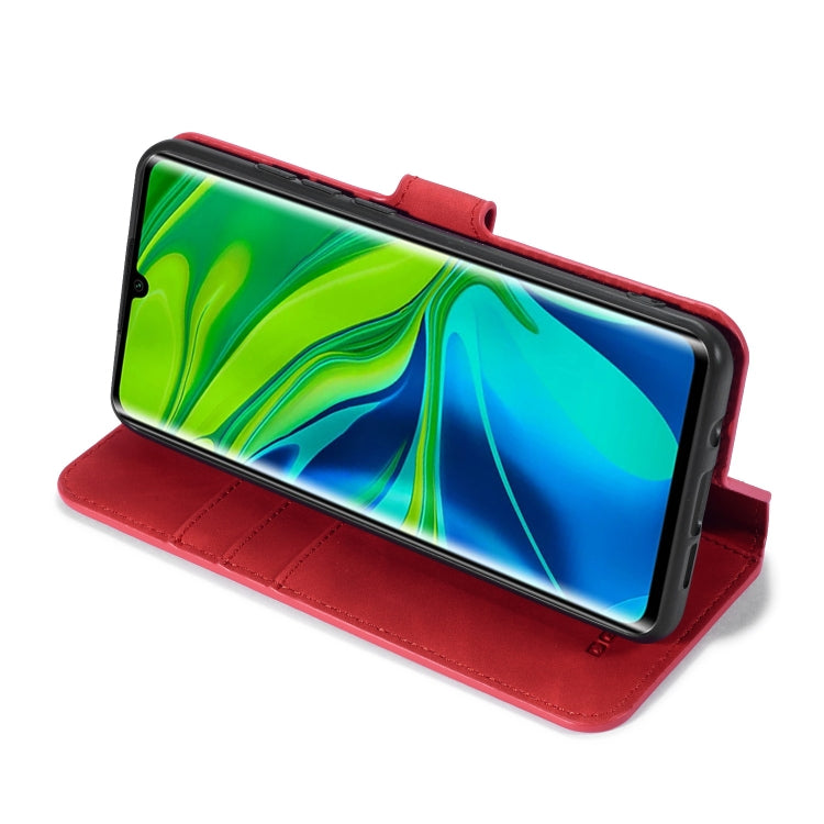 For Xiaomi Mi CC9 Pro DG.MING Retro Oil Side Horizontal Flip Case with Holder & Card Slots & Wallet
