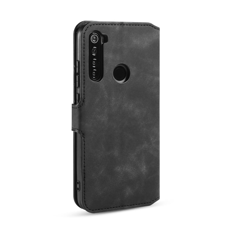 For Xiaomi Redmi Note 8T DG.MING Retro Oil Side Horizontal Flip Case with Holder & Card Slots & Wallet