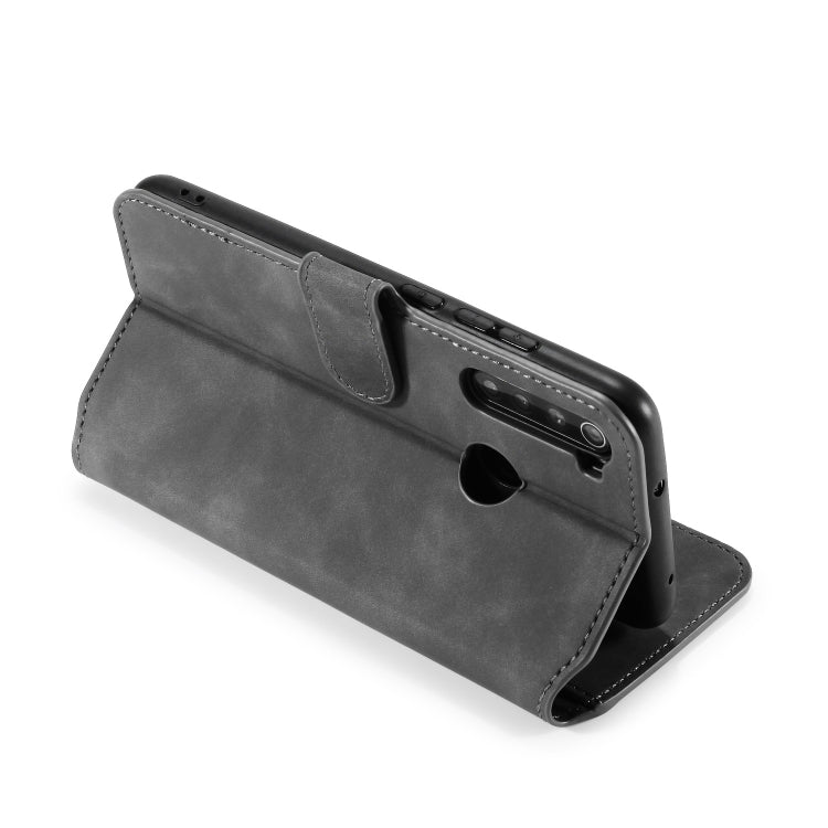 For Xiaomi Redmi Note 8T DG.MING Retro Oil Side Horizontal Flip Case with Holder & Card Slots & Wallet