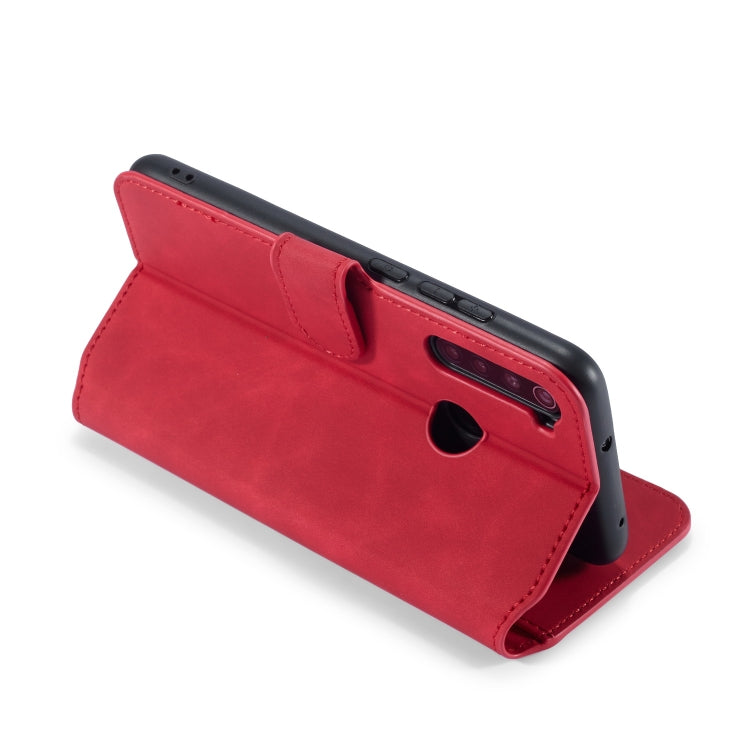 For Xiaomi Redmi Note 8T DG.MING Retro Oil Side Horizontal Flip Case with Holder & Card Slots & Wallet