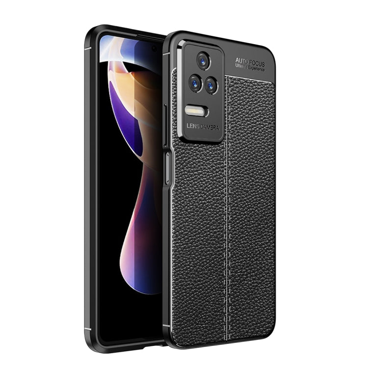 For Xiaomi Redmi K40S Litchi Texture TPU Shockproof Phone Case