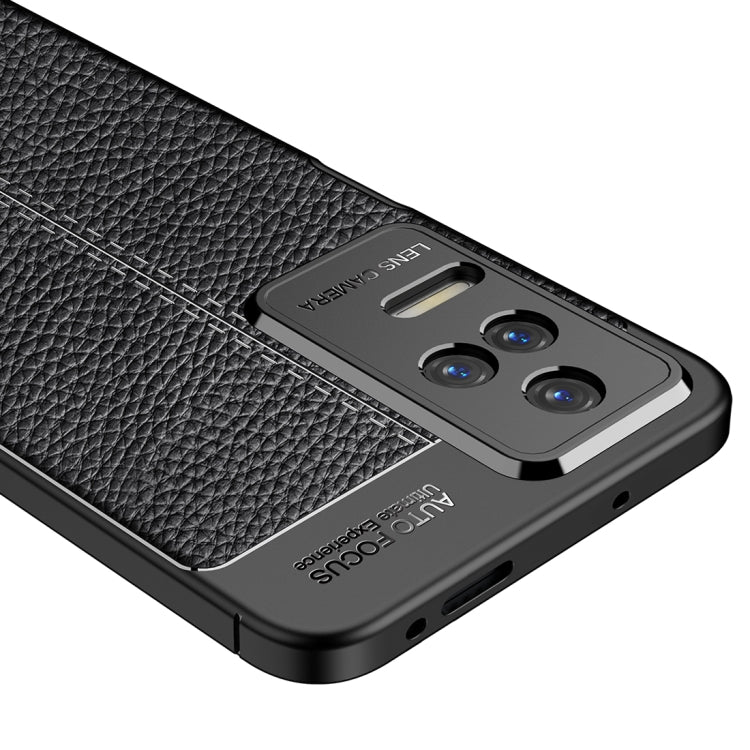 For Xiaomi Redmi K40S Litchi Texture TPU Shockproof Phone Case