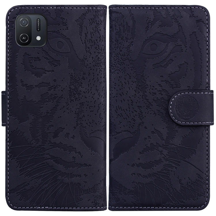 For OPPO A16K Tiger Embossing Pattern Horizontal Flip Leather Phone Case
