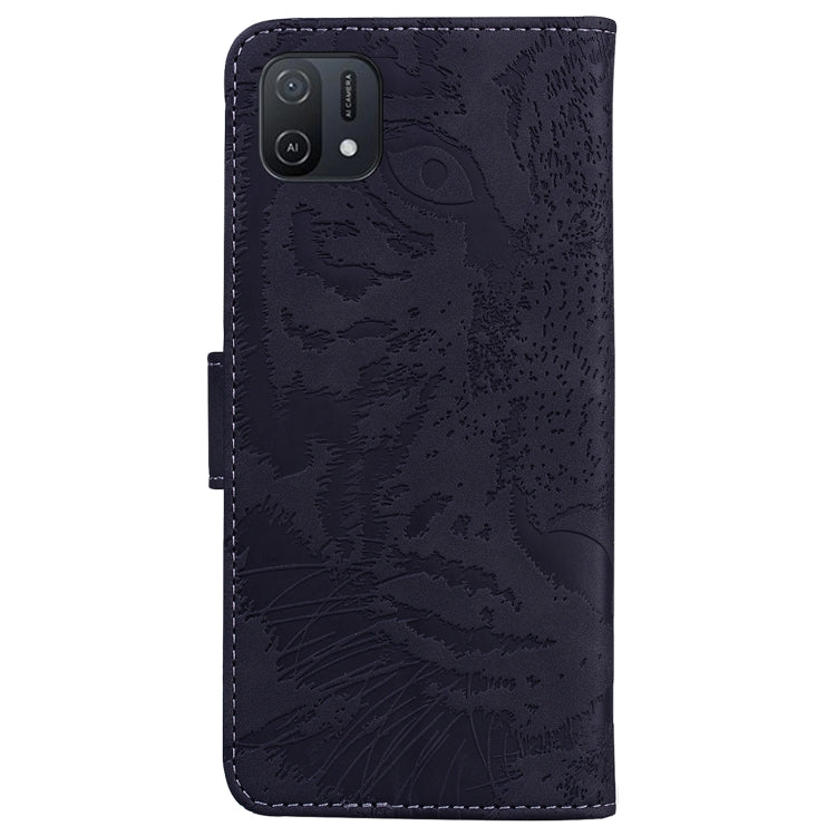 For OPPO A16K Tiger Embossing Pattern Horizontal Flip Leather Phone Case
