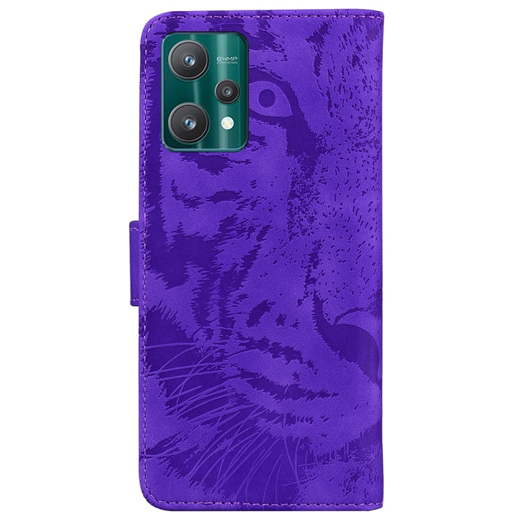 For OPPO Realme 9 Pro+ Tiger Embossing Pattern Horizontal Flip Leather Phone Case