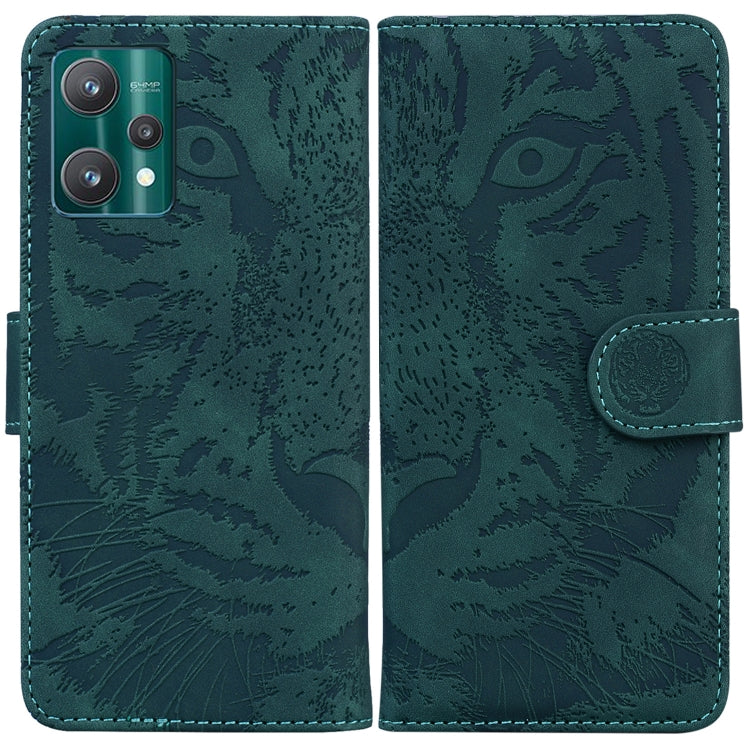 For OPPO Realme 9 Pro+ Tiger Embossing Pattern Horizontal Flip Leather Phone Case