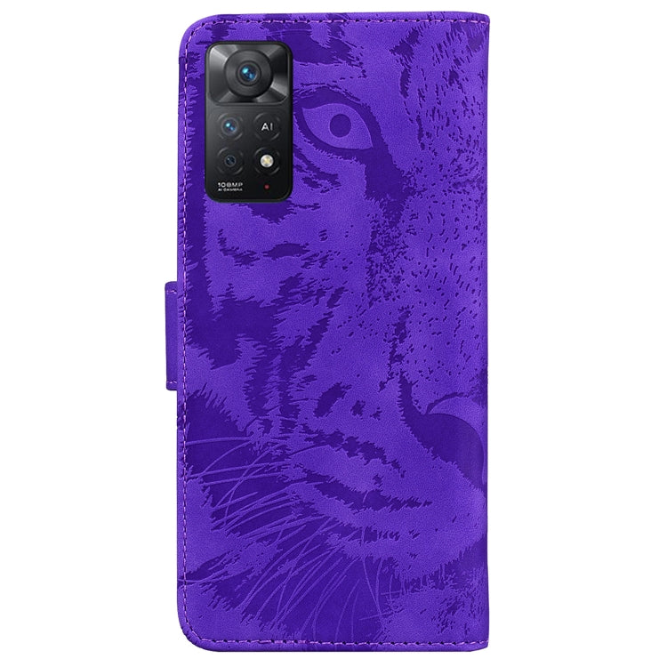For Xiaomi Redmi Note 11 Pro 4G/5G Overseas Version Tiger Embossing Pattern Horizontal Flip Leather Phone Case