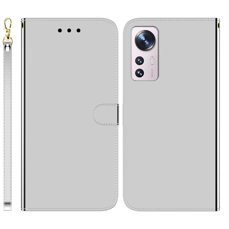 For Xiaomi 12 / 12X Imitated Mirror Surface Horizontal Flip Leather Phone Case