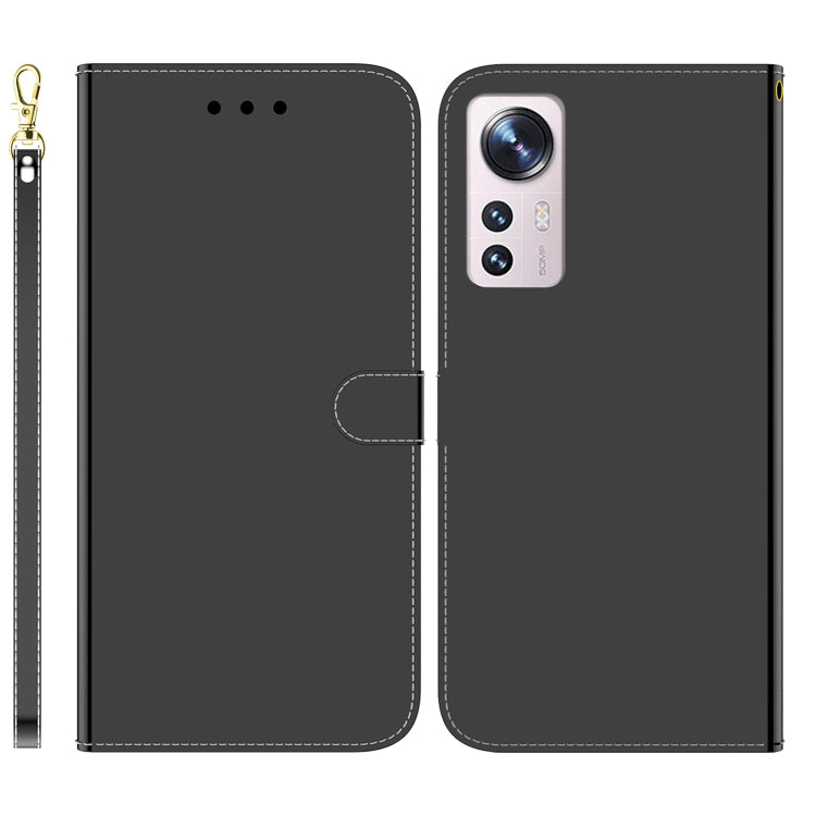For Xiaomi 12 / 12X Imitated Mirror Surface Horizontal Flip Leather Phone Case