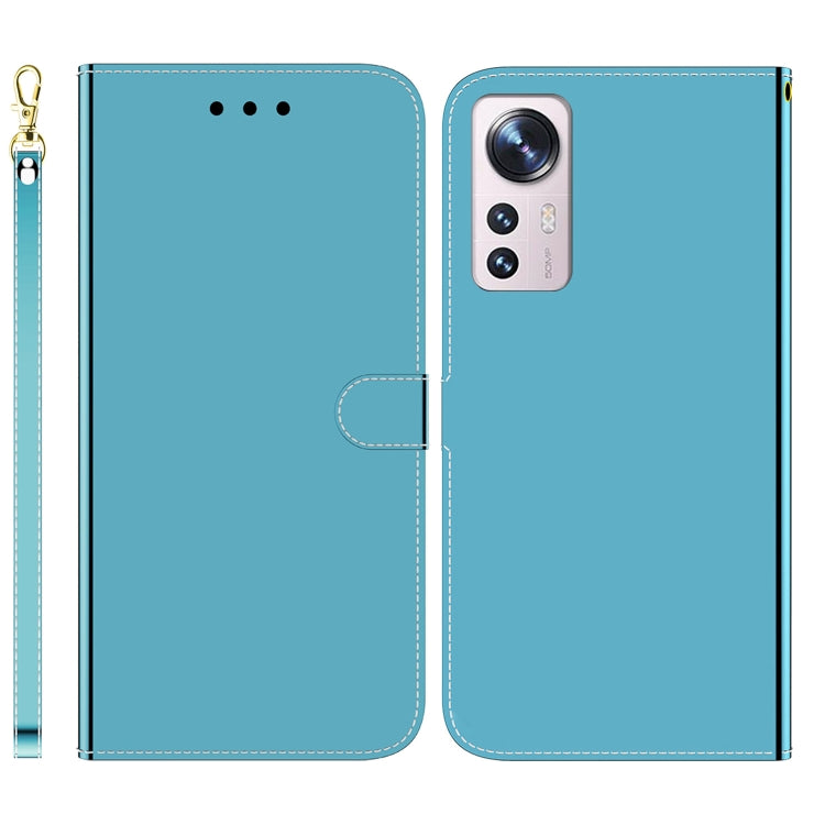 For Xiaomi 12 / 12X Imitated Mirror Surface Horizontal Flip Leather Phone Case