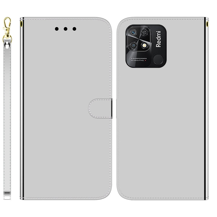 For Xiaomi Redmi 10C Imitated Mirror Surface Horizontal Flip Leather Phone Case