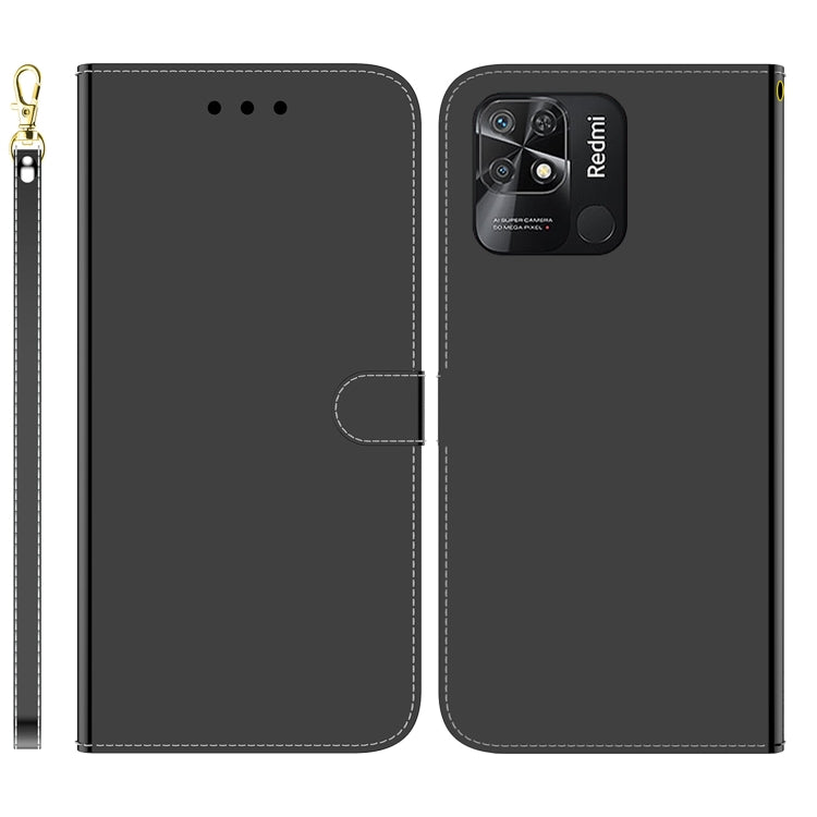 For Xiaomi Redmi 10C Imitated Mirror Surface Horizontal Flip Leather Phone Case