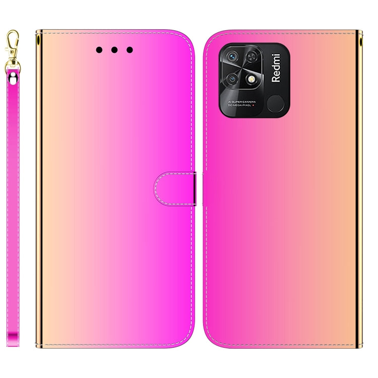 For Xiaomi Redmi 10C Imitated Mirror Surface Horizontal Flip Leather Phone Case