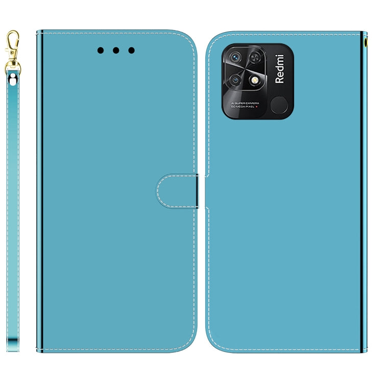 For Xiaomi Redmi 10C Imitated Mirror Surface Horizontal Flip Leather Phone Case