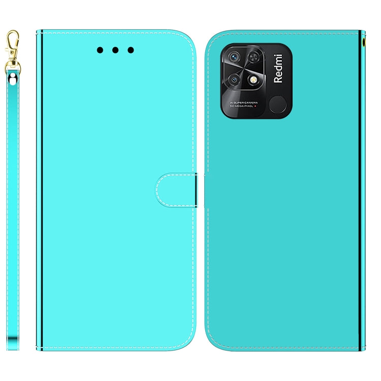 For Xiaomi Redmi 10C Imitated Mirror Surface Horizontal Flip Leather Phone Case