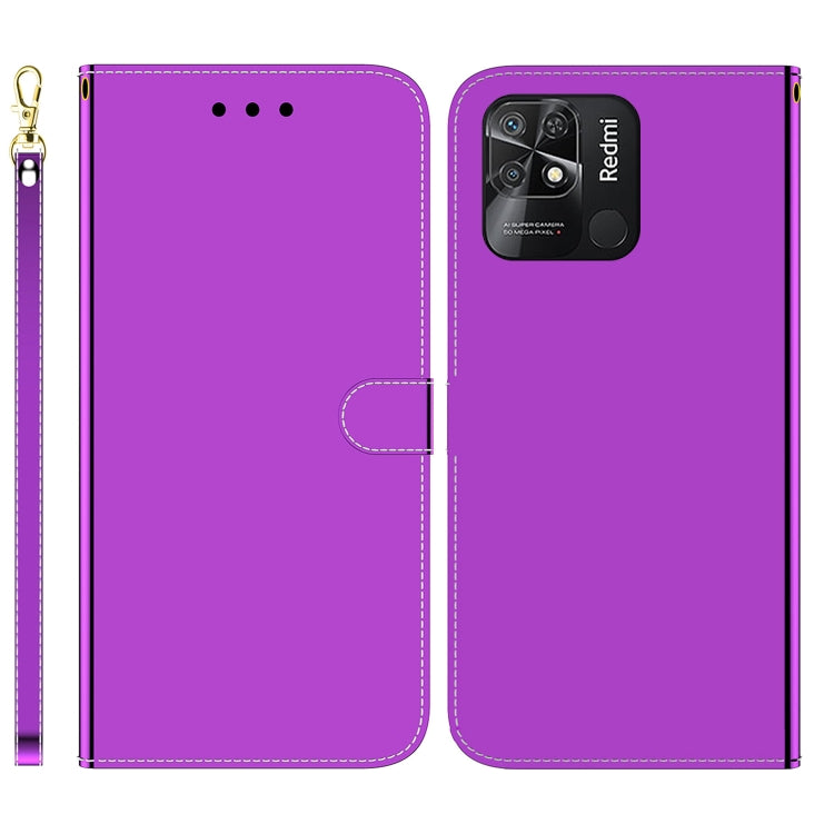 For Xiaomi Redmi 10C Imitated Mirror Surface Horizontal Flip Leather Phone Case