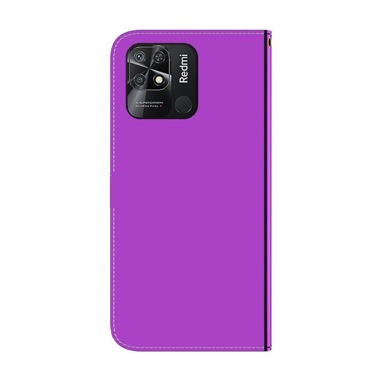 For Xiaomi Redmi 10C Imitated Mirror Surface Horizontal Flip Leather Phone Case