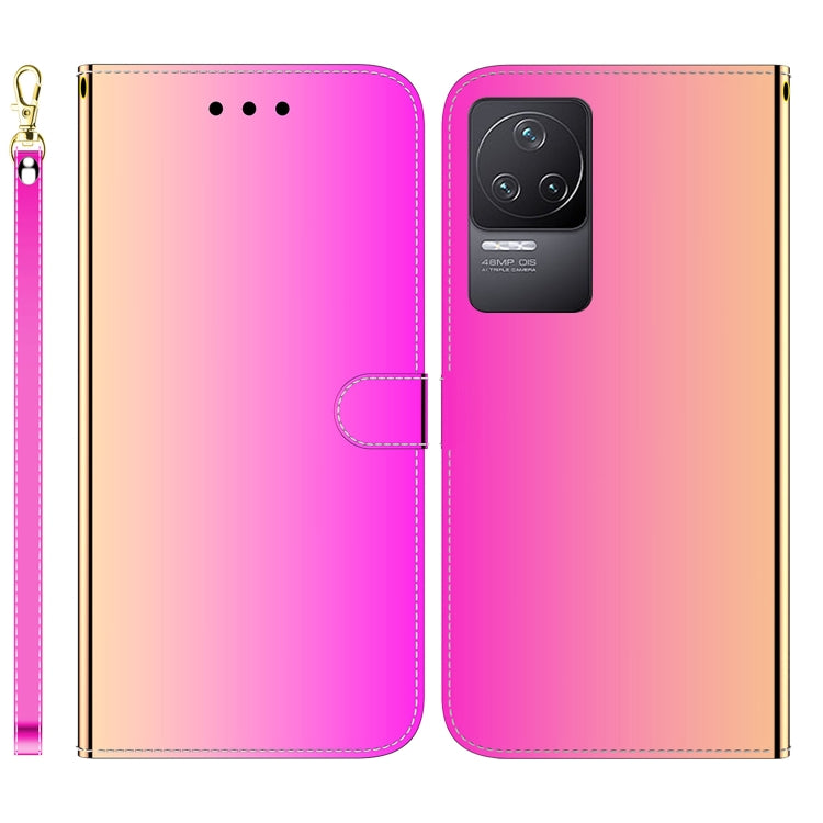 For Xiaomi Redmi K40S Imitated Mirror Surface Horizontal Flip Leather Phone Case