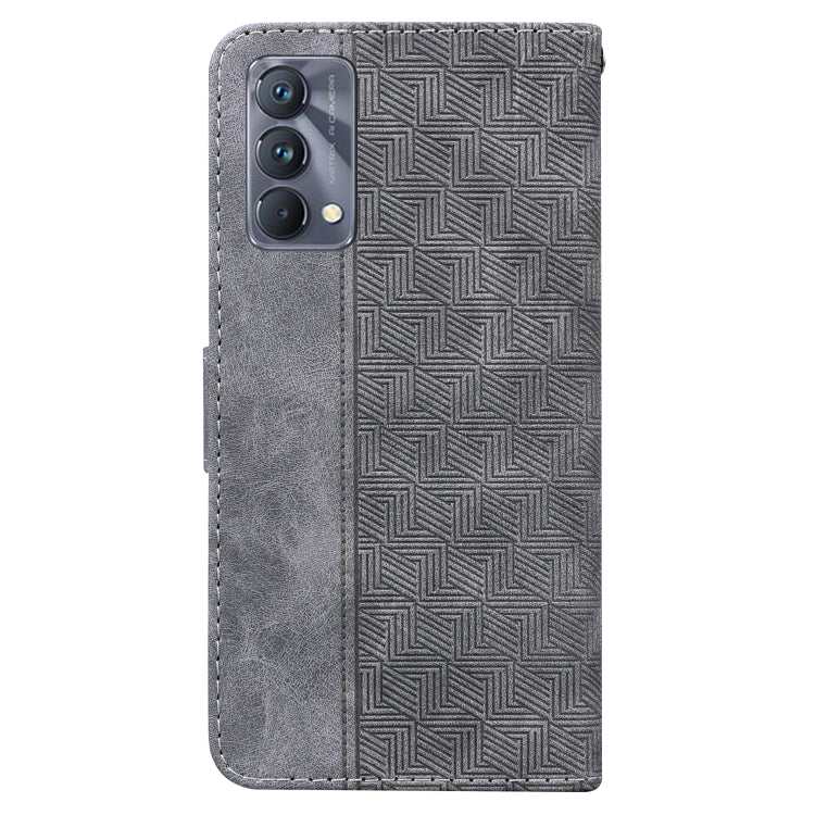 For OPPO Realme GT Master / Q3 Pro 5G Geometric Embossed Leather Phone Case