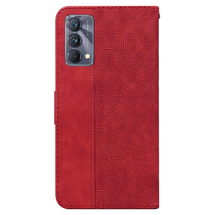 For OPPO Realme GT Master / Q3 Pro 5G Geometric Embossed Leather Phone Case
