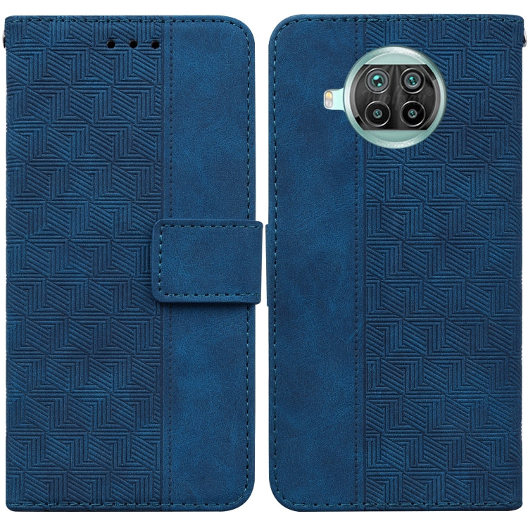 For Xiaomi Mi 10T Lite 5G Geometric Embossed Leather Phone Case