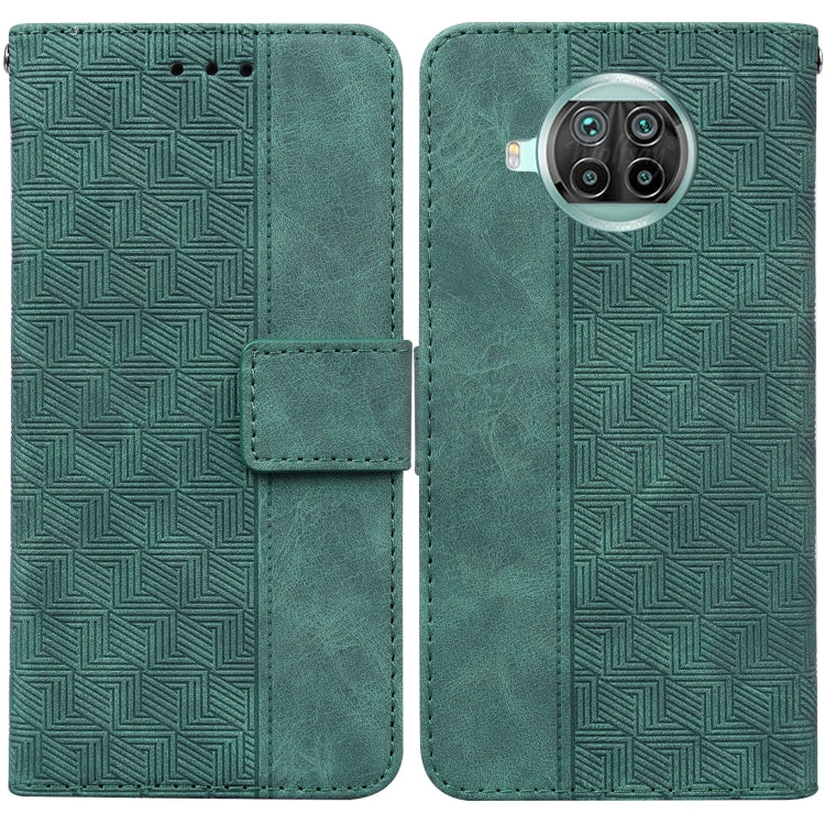 For Xiaomi Mi 10T Lite 5G Geometric Embossed Leather Phone Case