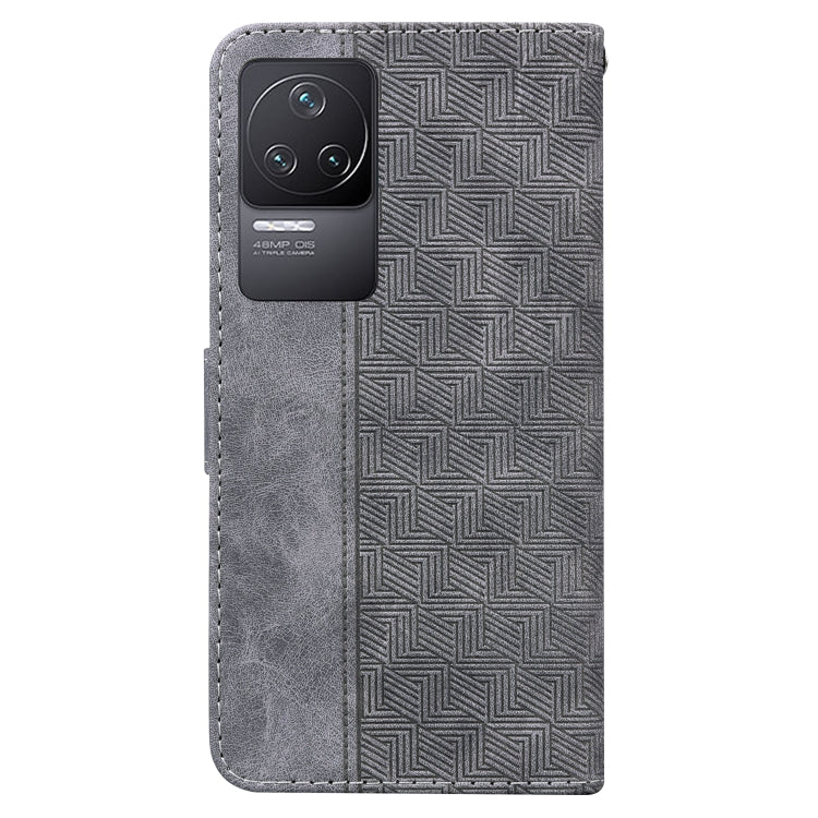 For Xiaomi Redmi K50 / K50 Pro Geometric Embossed Leather Phone Case