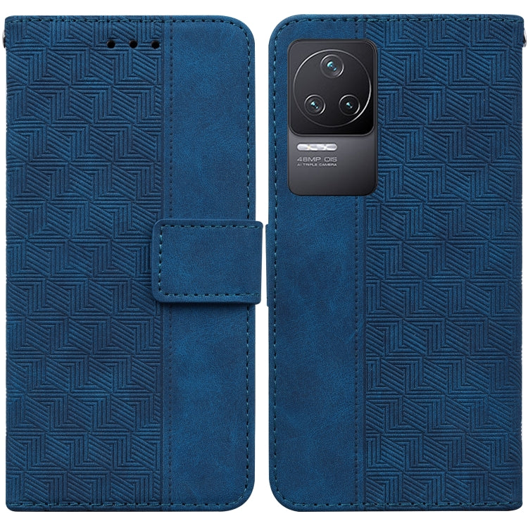 For Xiaomi Redmi K50 / K50 Pro Geometric Embossed Leather Phone Case