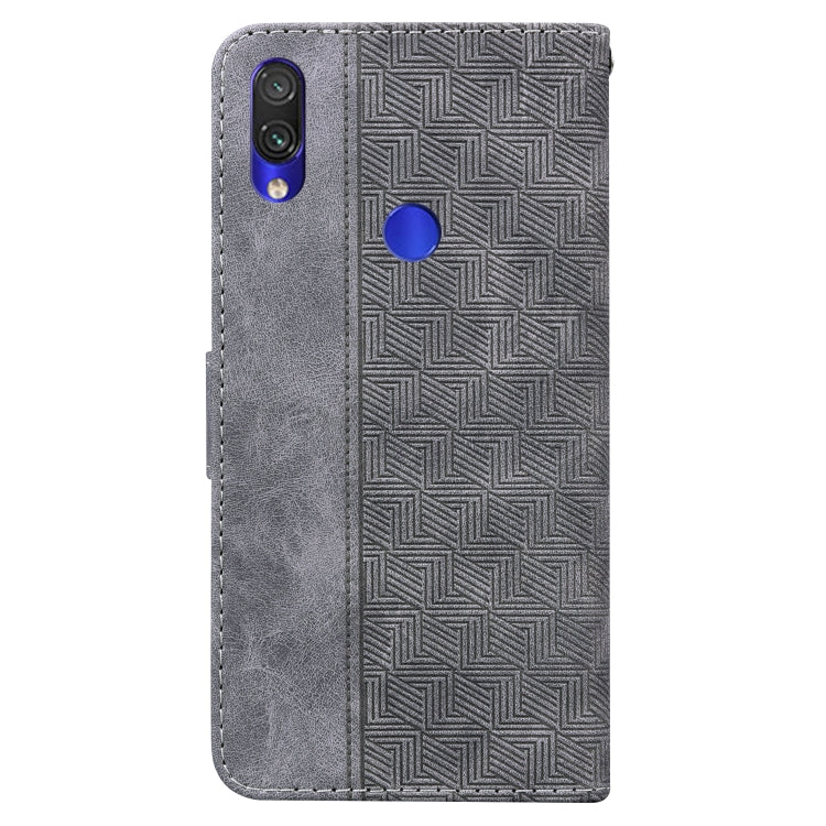 For Xiaomi Redmi Note 7S / Note 7 Geometric Embossed Leather Phone Case