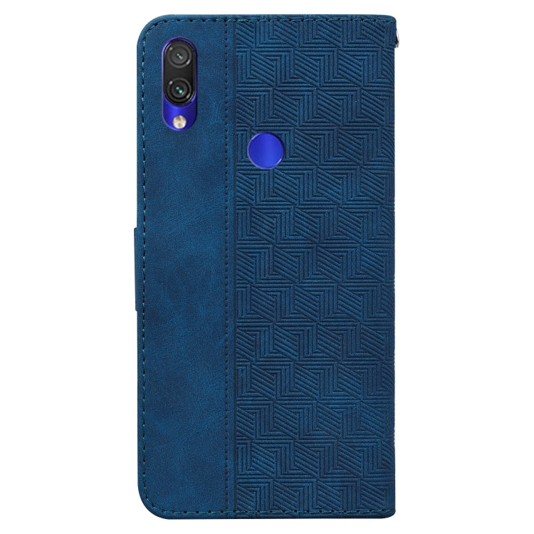 For Xiaomi Redmi Note 7S / Note 7 Geometric Embossed Leather Phone Case