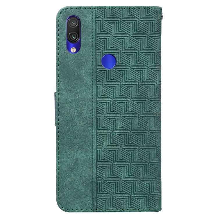 For Xiaomi Redmi Note 7S / Note 7 Geometric Embossed Leather Phone Case