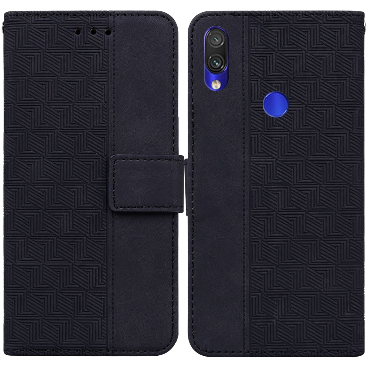 For Xiaomi Redmi Note 7S / Note 7 Geometric Embossed Leather Phone Case